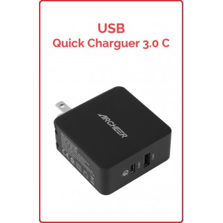  USB Quick Charge 3.0 USB/USB Tipo-C