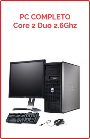 Lote 10 PCs Completo Core 2 Duo 2.6 Ghz